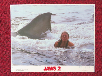 JAWS 2 - B LOBBY CARD ROY SCHEIDER MURRAY HAMILTON 1978 Rendezvous Cinema Movie posters