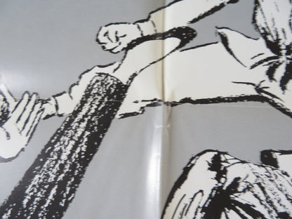 JAWS OF THE DRAGON FOLDED US ONE SHEET POSTER SEOK - HOON NAM MING - GYU CHOE 1974 Rendezvous Cinema Movie posters