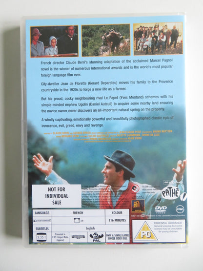 JEAN DE FLORETTE & MANON DES SOURCES (DVD BOXSET) GERARD DEPARDIEU 1986 REGION 2 Movie posters