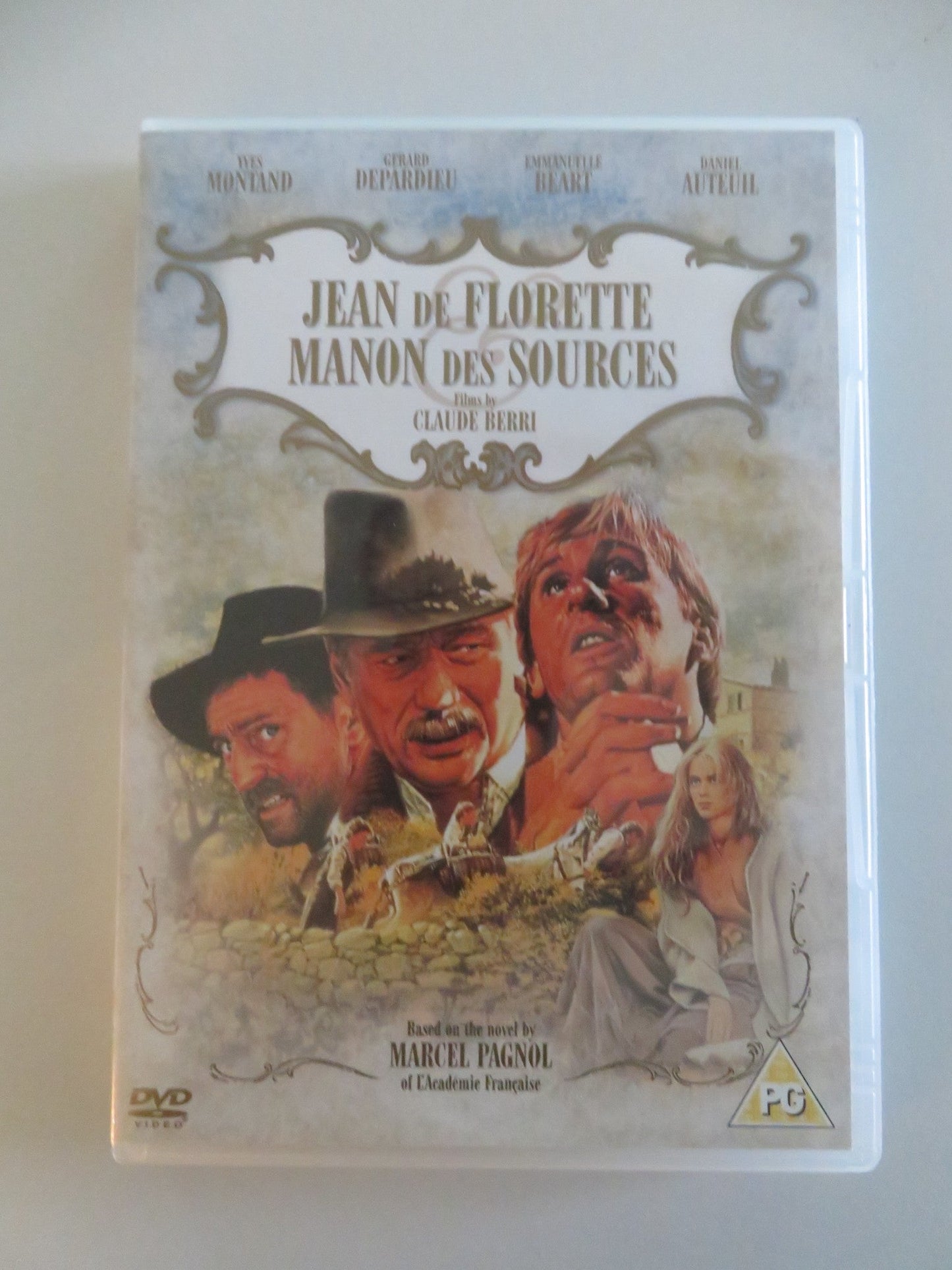 JEAN DE FLORETTE / MANON DES SOURCES (DVD) YVES MONTAND DEPARDIEU 1986 REGION 2 Movie posters
