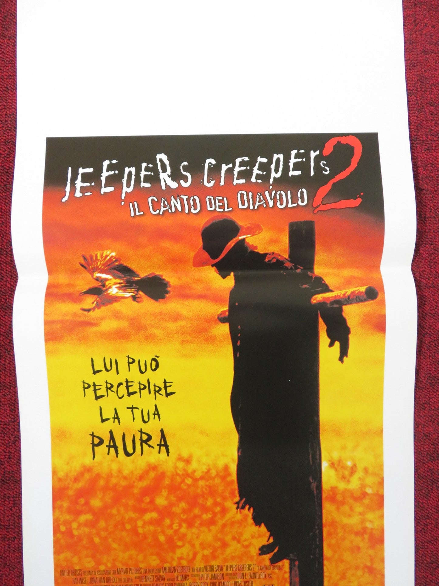 JEEPERS CREEPERS 2 ITALIAN LOCANDINA POSTER RAY WISE JONATHAN BRECK 2003 Rendezvous Cinema Movie posters