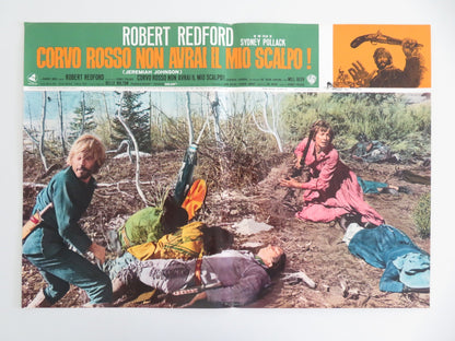 JEREMIAH JOHNSON - F ITALIAN FOTOBUSTA POSTER ROBERT REDFORD WILL GEER 1972 Movie posters