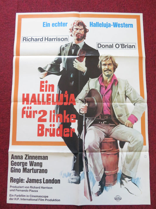 JESSE & LESTER - TWO BROTHERS IN A PLACE CALLED TRINITY GERMAN A1 POSTER FOLDED Rendezvous Cinema Movie posters