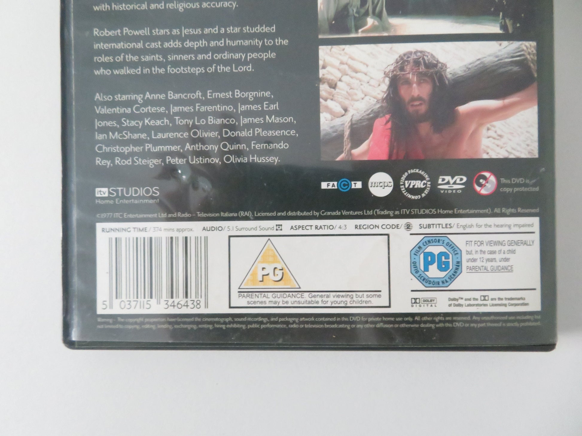 Jesus of Nazareth (DVD) Robert Powell Olivia Hussey L. Olivier 1977 Region 2 Movie posters