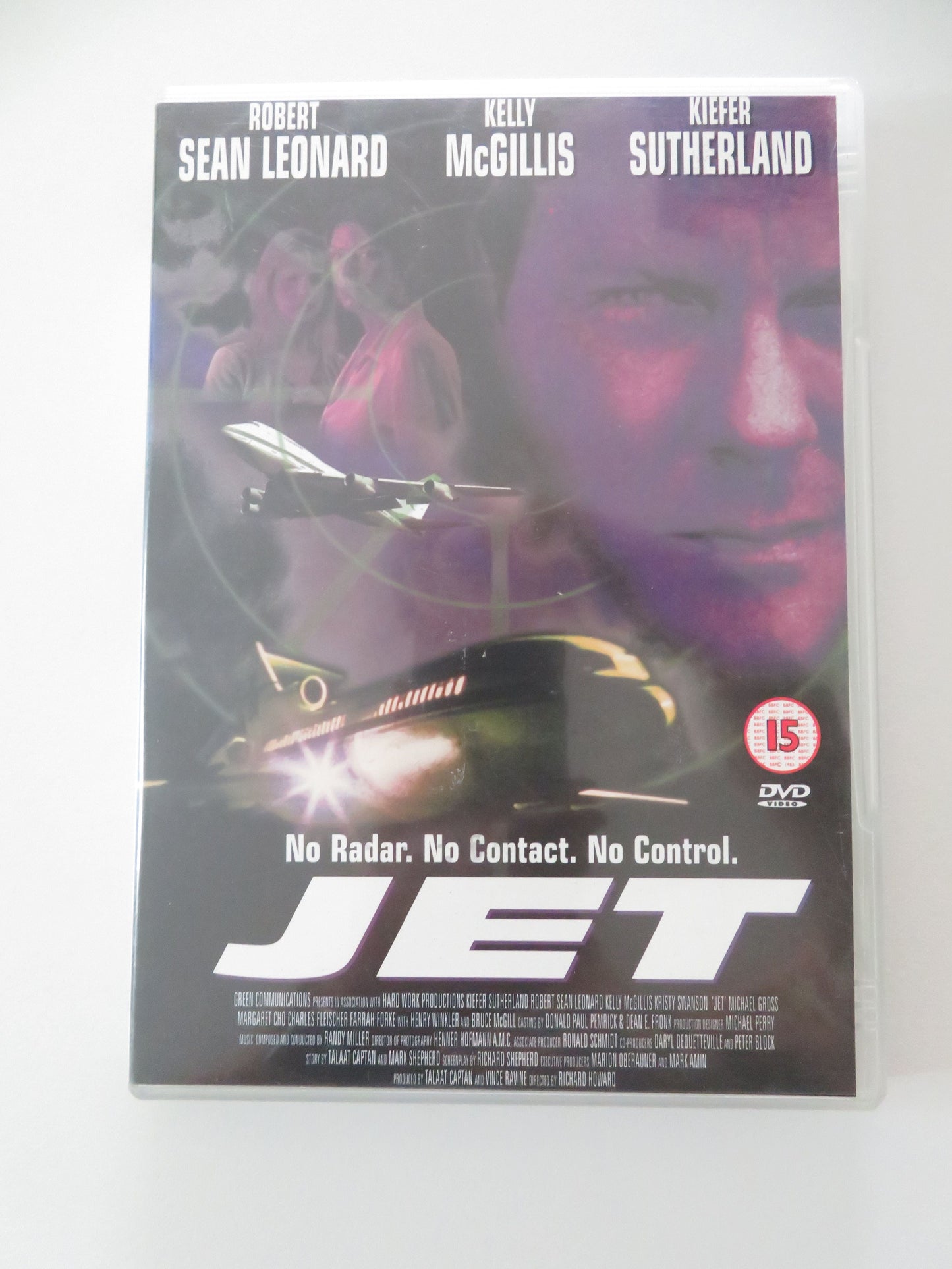 Jet (DVD) Kiefer Sutherland Robert Sean Leonard Kelly McGillis 1998 Region 2 Movie posters