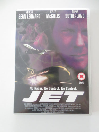 Jet (DVD) Kiefer Sutherland Robert Sean Leonard Kelly McGillis 1998 Region 2 Movie posters