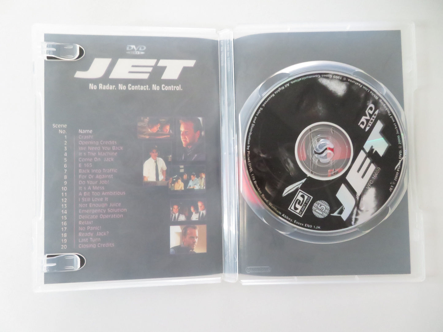 Jet (DVD) Kiefer Sutherland Robert Sean Leonard Kelly McGillis 1998 Region 2 Movie posters