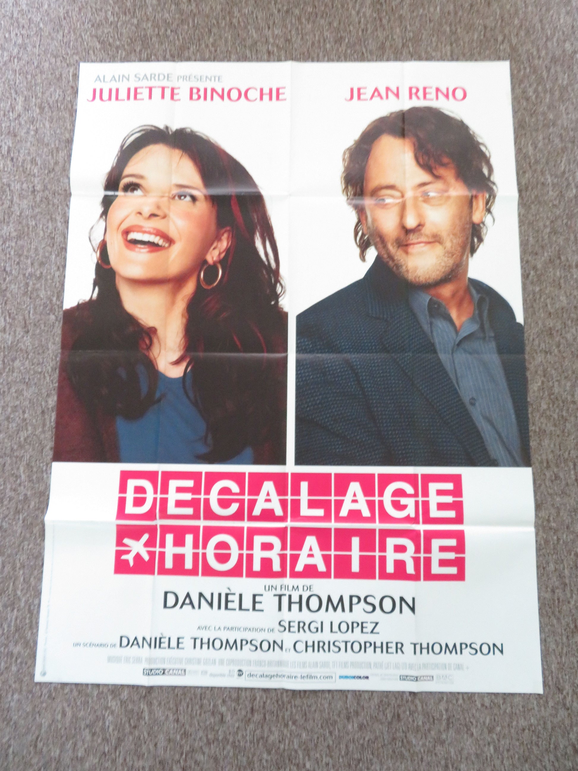 Jet Lag French Grande Poster Juliette Binoche Jean Reno 2002 Movie posters