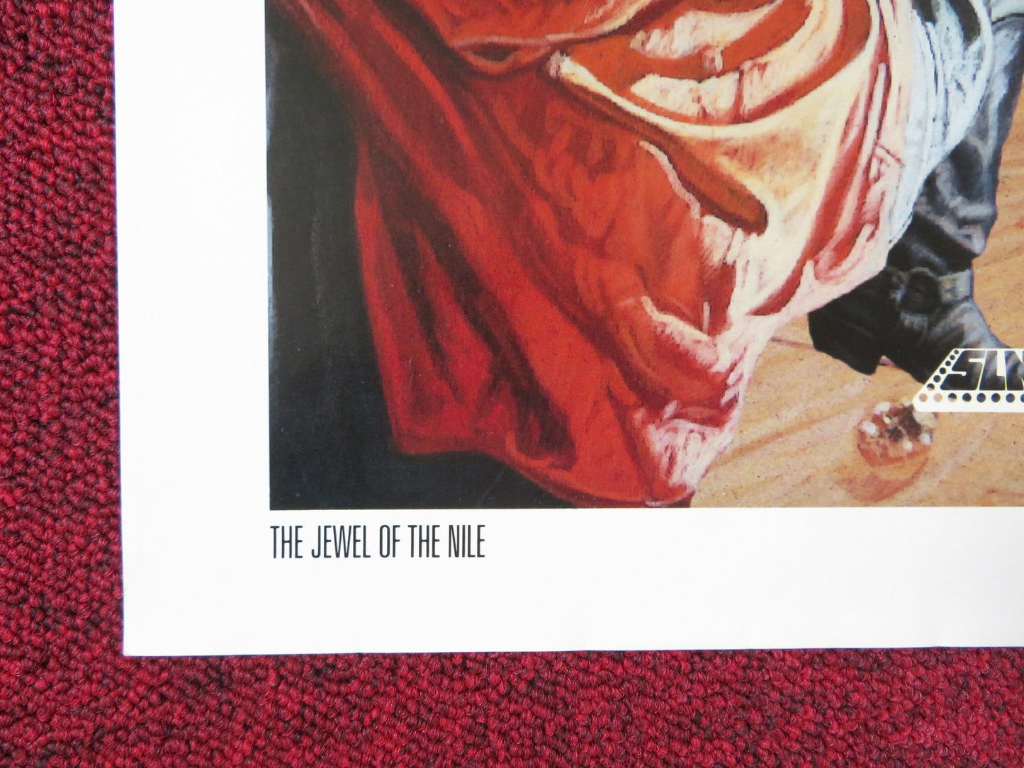 JEWEL OF THE NILE - B FOLDED US ONE SHEET POSTER MICHAEL DOUGLAS K. TURNER 1985 Rendezvous Cinema Movie posters