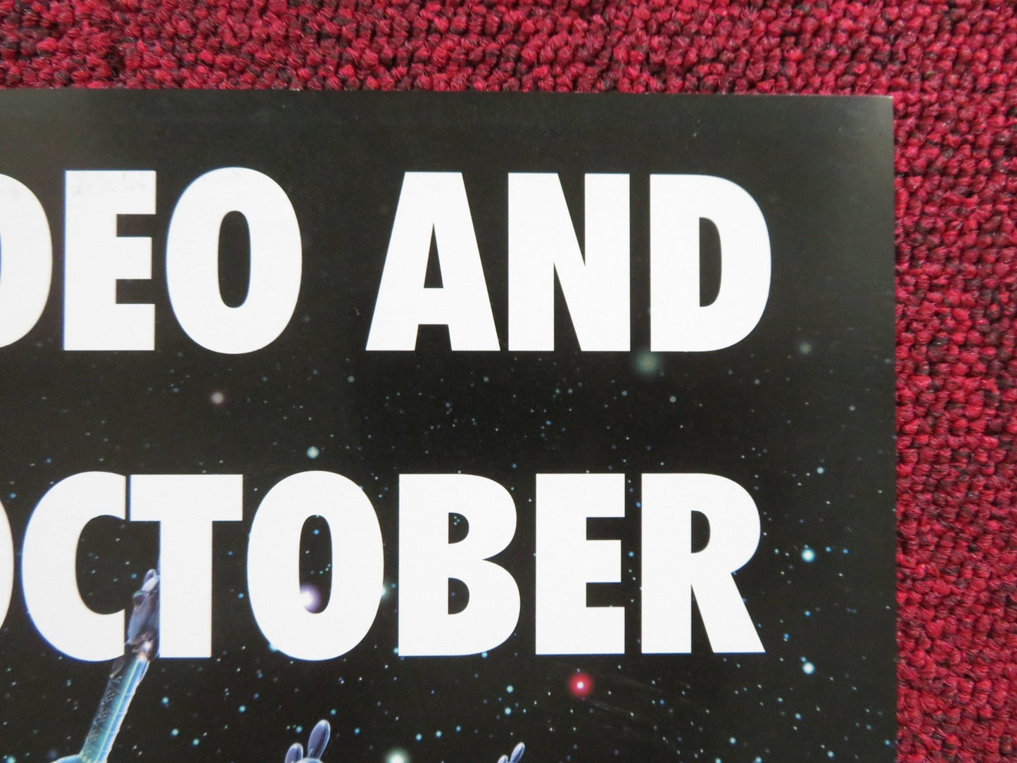 JIMMY NEUTRON: BOY GENIUS VHS & DVD VIDEO POSTER MEGAN CAVANAGH M. DECARLO 2001 Rendezvous Cinema Movie posters