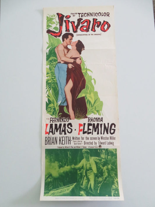 Jivaro US Insert Poster Fernando Lamas Rhonda Fleming 1953 Movie posters