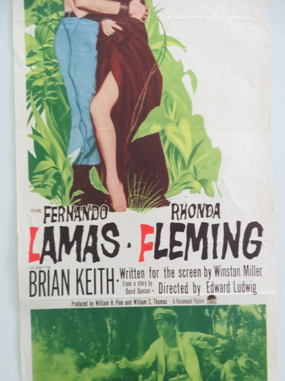 Jivaro US Insert Poster Fernando Lamas Rhonda Fleming 1953 Movie posters