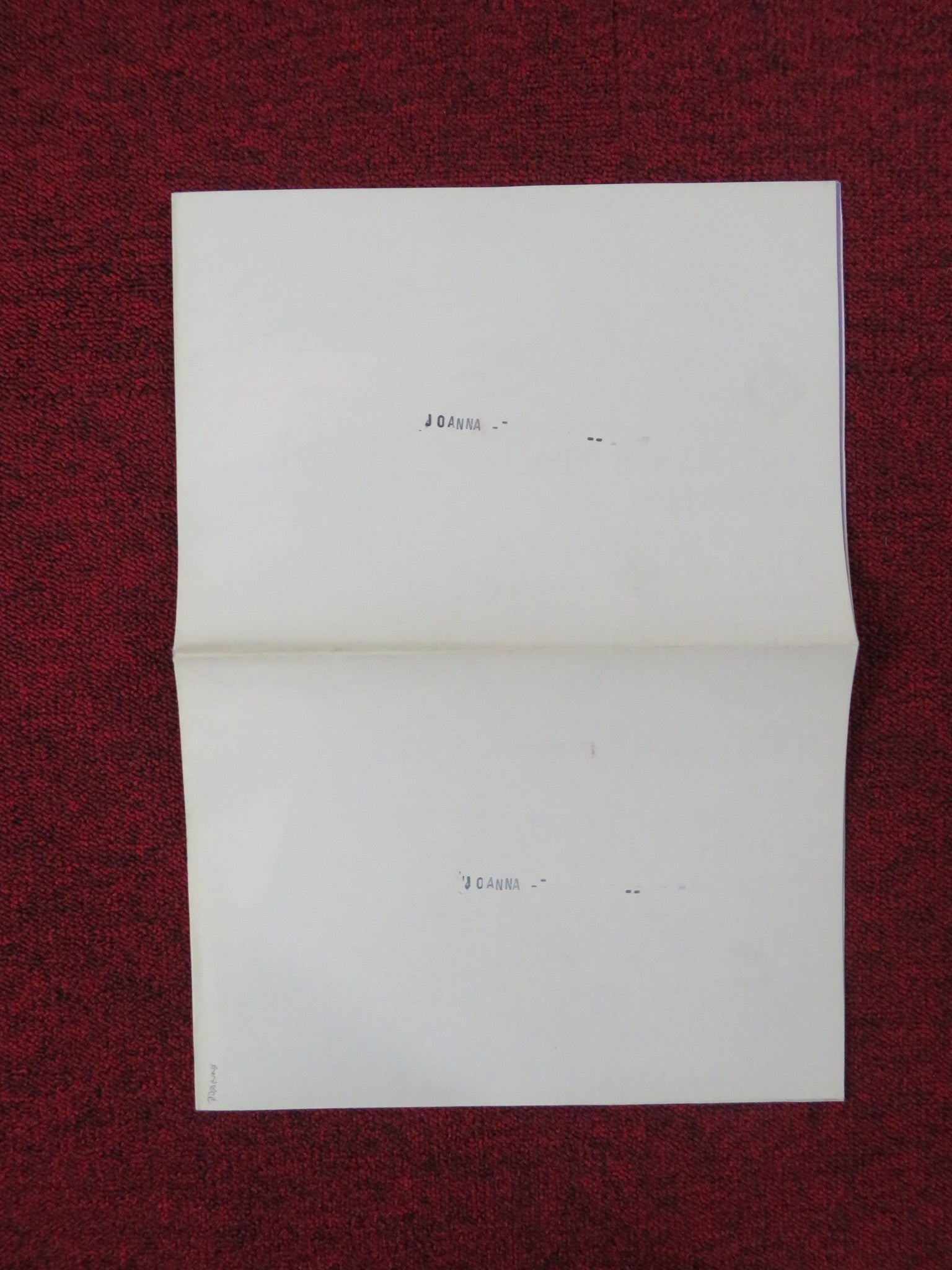 JOANNA GERMAN A1 POSTER FOLDED GENEVIEVE WAITE DONALD SUTHERLAND 1969 Rendezvous Cinema Movie posters