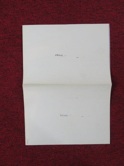 JOANNA GERMAN A1 POSTER FOLDED GENEVIEVE WAITE DONALD SUTHERLAND 1969 Rendezvous Cinema Movie posters