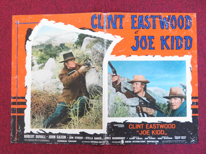 JOE KIDD - A ITALIAN FOTOBUSTA POSTER CLINT EASTWOOD ROBERT DUVALL 1972 Rendezvous Cinema Movie posters