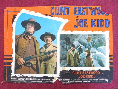 JOE KIDD - B ITALIAN FOTOBUSTA POSTER CLINT EASTWOOD ROBERT DUVALL 1972 Rendezvous Cinema Movie posters