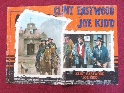 JOE KIDD - C ITALIAN FOTOBUSTA POSTER CLINT EASTWOOD ROBERT DUVALL 1972 Rendezvous Cinema Movie posters