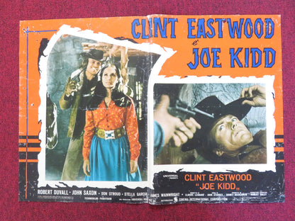 JOE KIDD - D ITALIAN FOTOBUSTA POSTER CLINT EASTWOOD ROBERT DUVALL 1972 Rendezvous Cinema Movie posters