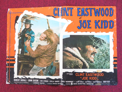 JOE KIDD - F ITALIAN FOTOBUSTA POSTER CLINT EASTWOOD ROBERT DUVALL 1972 Rendezvous Cinema Movie posters