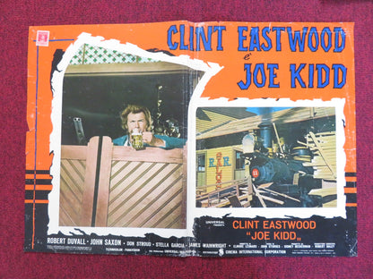 JOE KIDD - H ITALIAN FOTOBUSTA POSTER CLINT EASTWOOD ROBERT DUVALL 1972 Rendezvous Cinema Movie posters