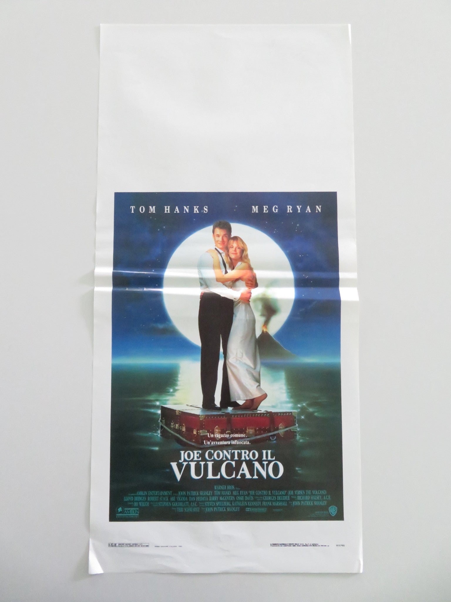 Joe Versus The Volcano Italian Locandina Poster Tom Hanks Meg Ryan 1990 Movie posters