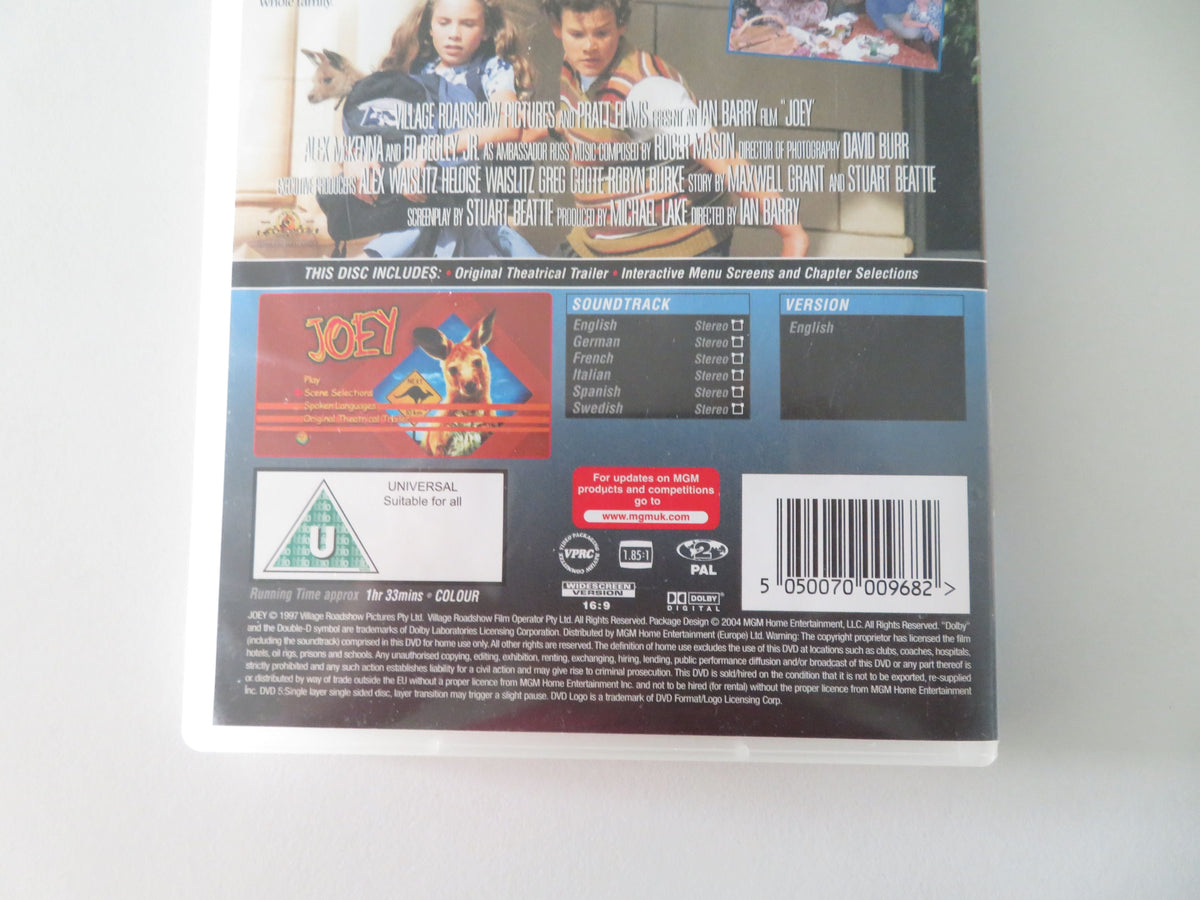 Joey (DVD) Jamie Croft Rebecca Gibney 1997 Region 2 Movie posters