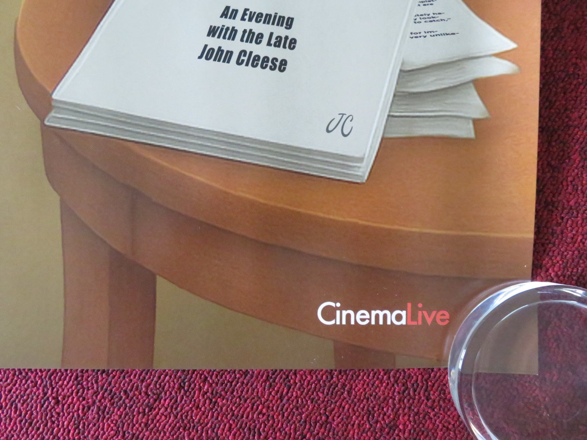 JOHN CLEESE PACKS IT IN UK QUAD ROLLED POSTER JOHN CLEESE 2025 Movie posters