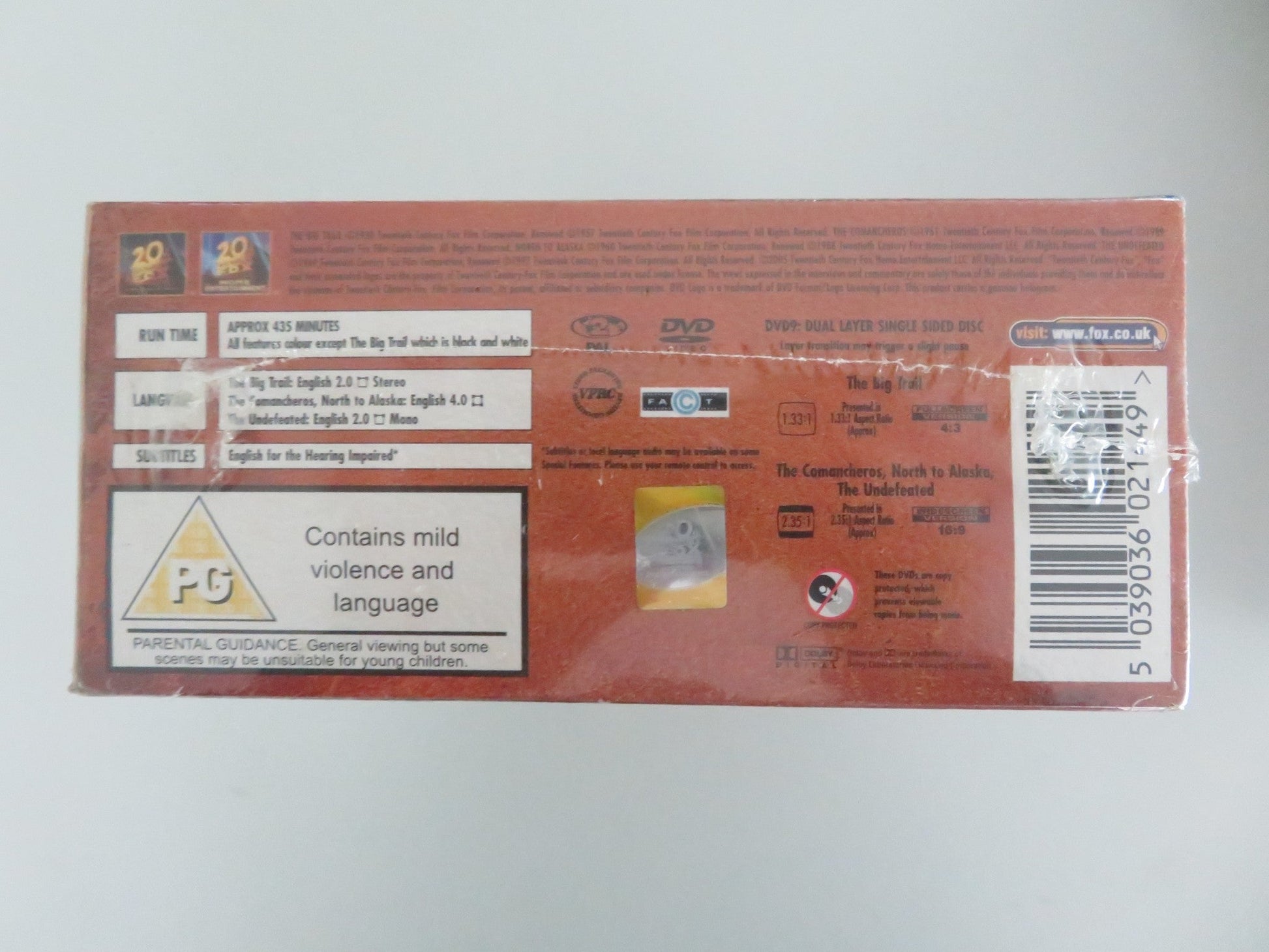 John Wayne Big Westerns (DVD BoxSet) 1960s Region 2 Movie posters