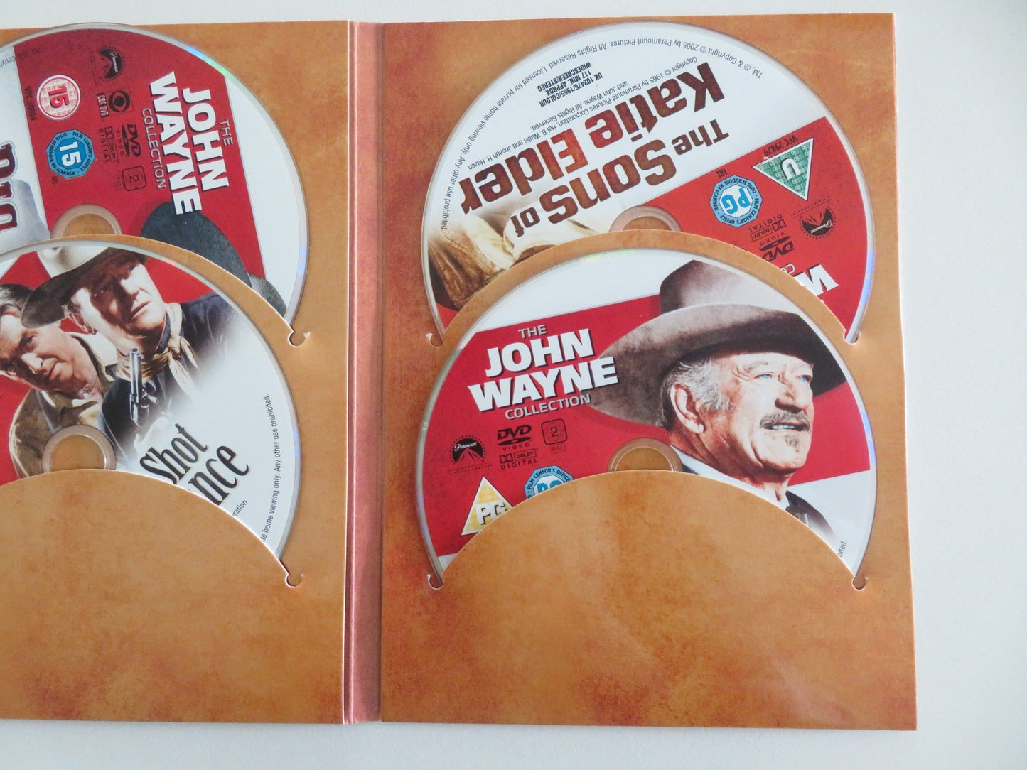 John Wayne Westerns Collection - 9 films (DVD BoxSet) M. O'Hara 2009 Region 2 Movie posters