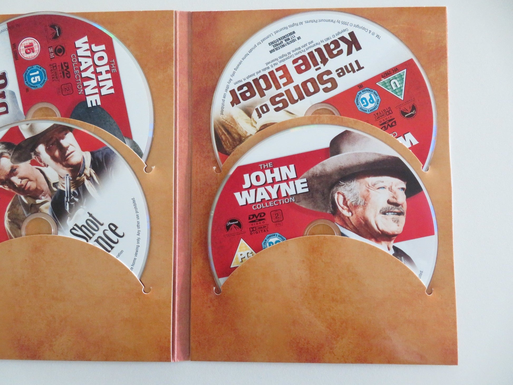 John Wayne Westerns Collection - 9 films (DVD BoxSet) M. O'Hara 2009 Region 2 Movie posters