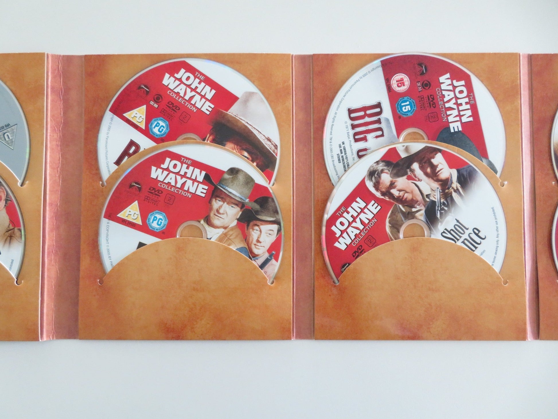 John Wayne Westerns Collection - 9 films (DVD BoxSet) M. O'Hara 2009 Region 2 Movie posters