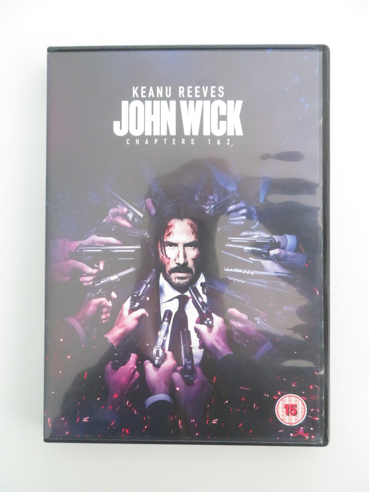 John Wick Chapters 1 & 2 (DVD) Keanu Reeves 2014 Region 2 Movie posters