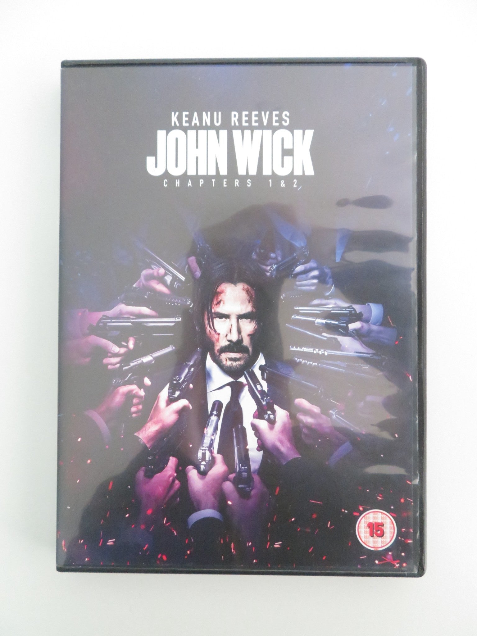 John Wick Chapters 1 & 2 (DVD) Keanu Reeves 2014 Region 2 Movie posters