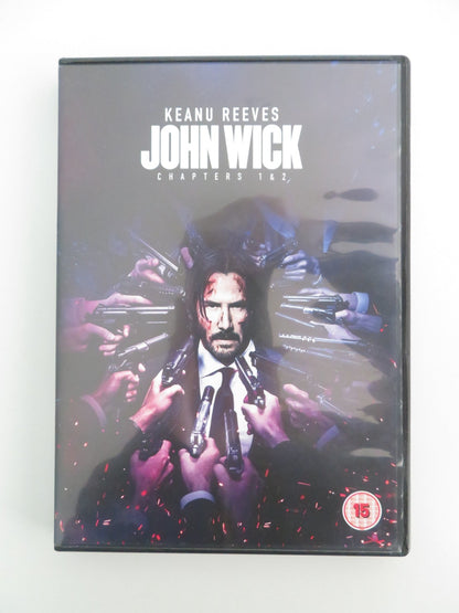 John Wick Chapters 1 & 2 (DVD) Keanu Reeves 2014 Region 2 Movie posters