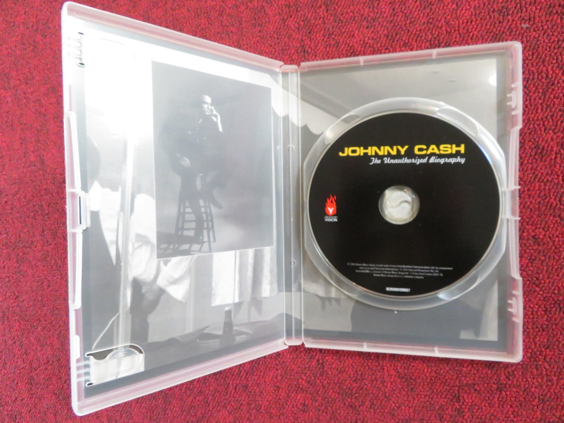 JOHNNY CASH THE UNAUTHORISED BIOGRAPHY (DVD) TOMMY CASH REGION 2 2006 Rendezvous Cinema Movie posters