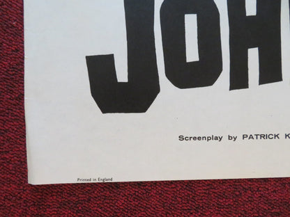 JOHNNY NOBODY FOLDED UK ONE SHEET POSTER NIGEL PATRICK YVONNE MITCHELL 1961 Movie posters