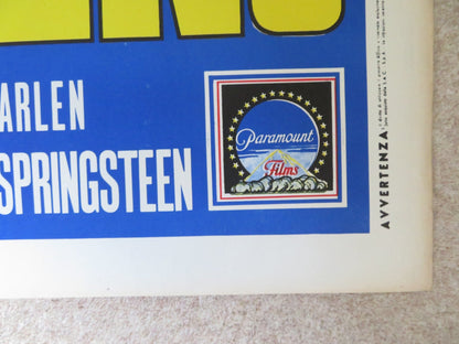 JOHNNY RENO ITALIAN 2 FOGLIO POSTER DANA ANDREWS JANE RUSSELL 1966 Rendezvous Cinema Movie posters