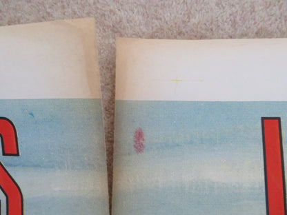 JOHNNY RENO ITALIAN 2 FOGLIO POSTER DANA ANDREWS JANE RUSSELL 1966 Rendezvous Cinema Movie posters