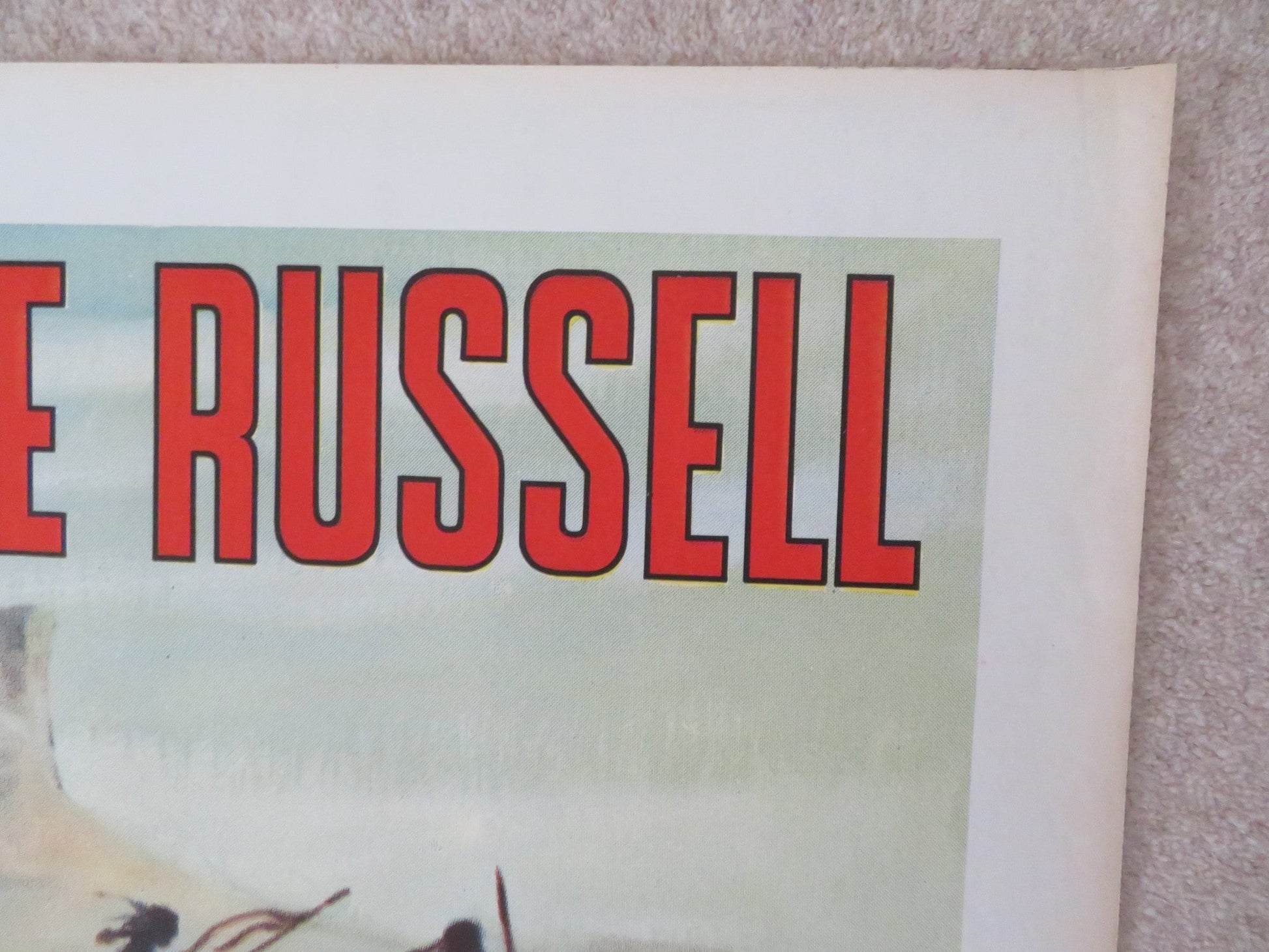 JOHNNY RENO ITALIAN 2 FOGLIO POSTER DANA ANDREWS JANE RUSSELL 1966 Rendezvous Cinema Movie posters