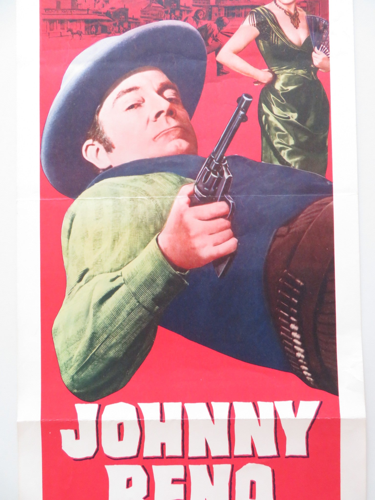 JOHNNY RENO US INSERT POSTER DANA ANDREWS JANE RUSSELL 1966 ...