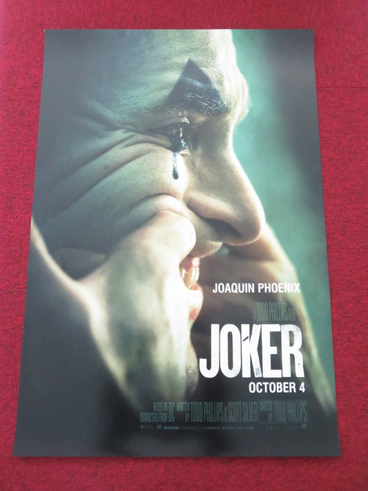 Joker - B US One Sheet Rolled Poster DC Joaquin Phoenix Robert De Niro 2019 Movie posters