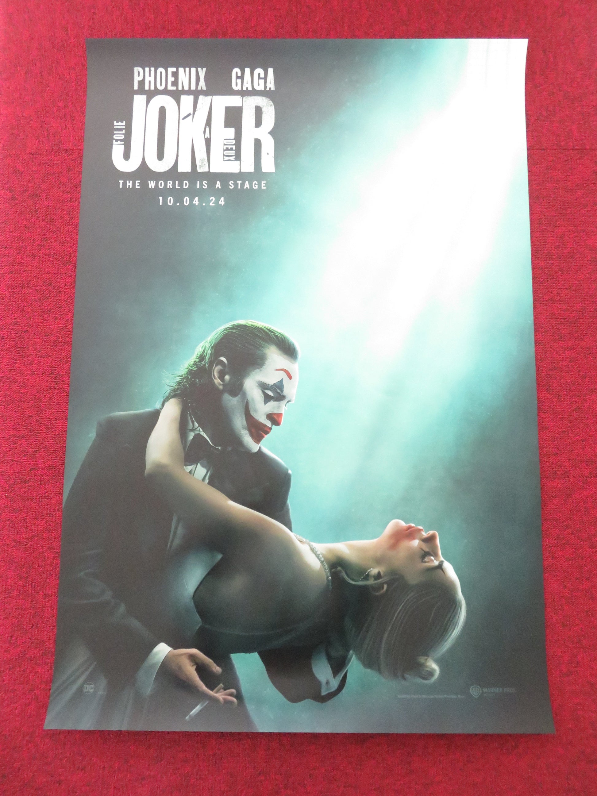 Joker: Folie à Deux US One Sheet Rolled Poster DC Joaquin Phoenix Lady Gaga 2024 Movie posters