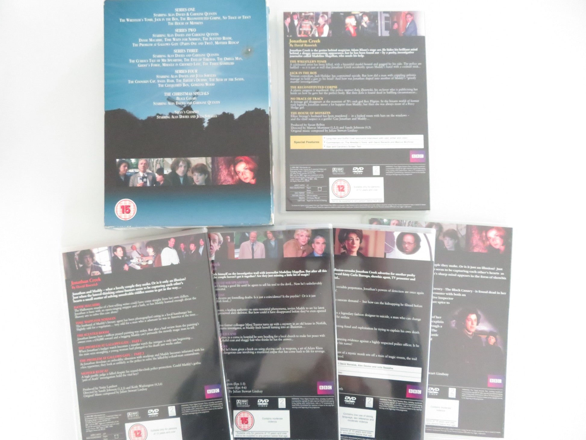 Jonathan Creek Complete Series One to Four (DVD BoxSet) Davies 1997 Region 2+4 Movie posters