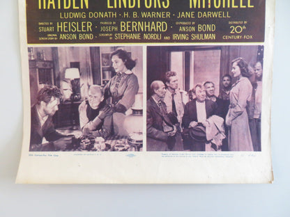 JOURNEY INTO LIGHT US INSERT POSTER STERLING HAYDEN VIVECA LINDFORS 1951 Rendezvous Cinema Movie posters