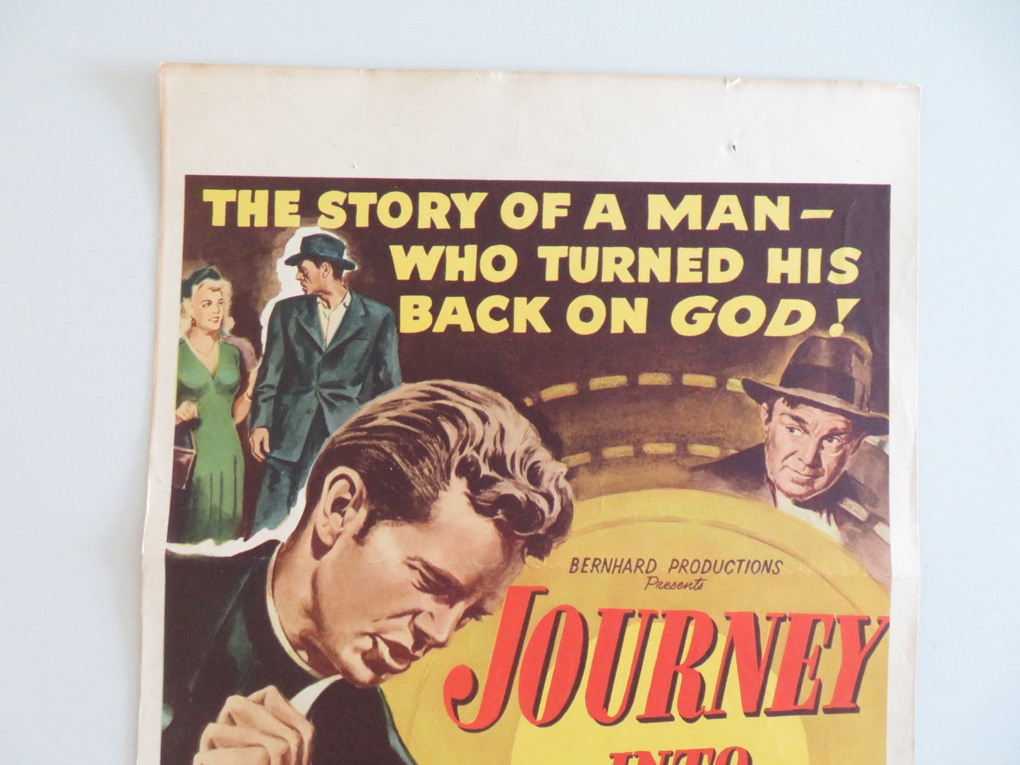 JOURNEY INTO LIGHT US INSERT POSTER STERLING HAYDEN VIVECA LINDFORS 1951 Rendezvous Cinema Movie posters