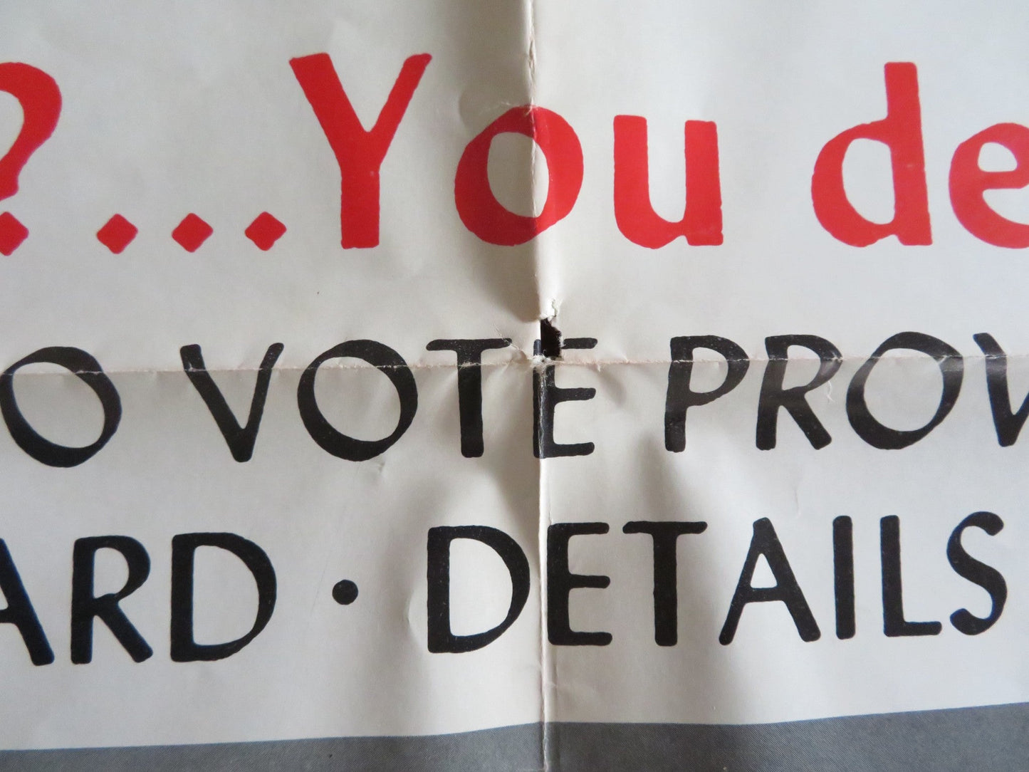 JOY IN THE MORNING - B FOLDED US ONE SHEET POSTER RICHARD CHAMBERLAIN 1965 Rendezvous Cinema Movie posters