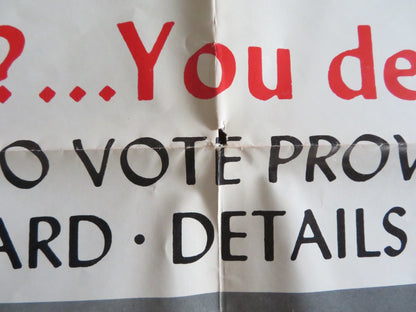 JOY IN THE MORNING - B FOLDED US ONE SHEET POSTER RICHARD CHAMBERLAIN 1965 Rendezvous Cinema Movie posters