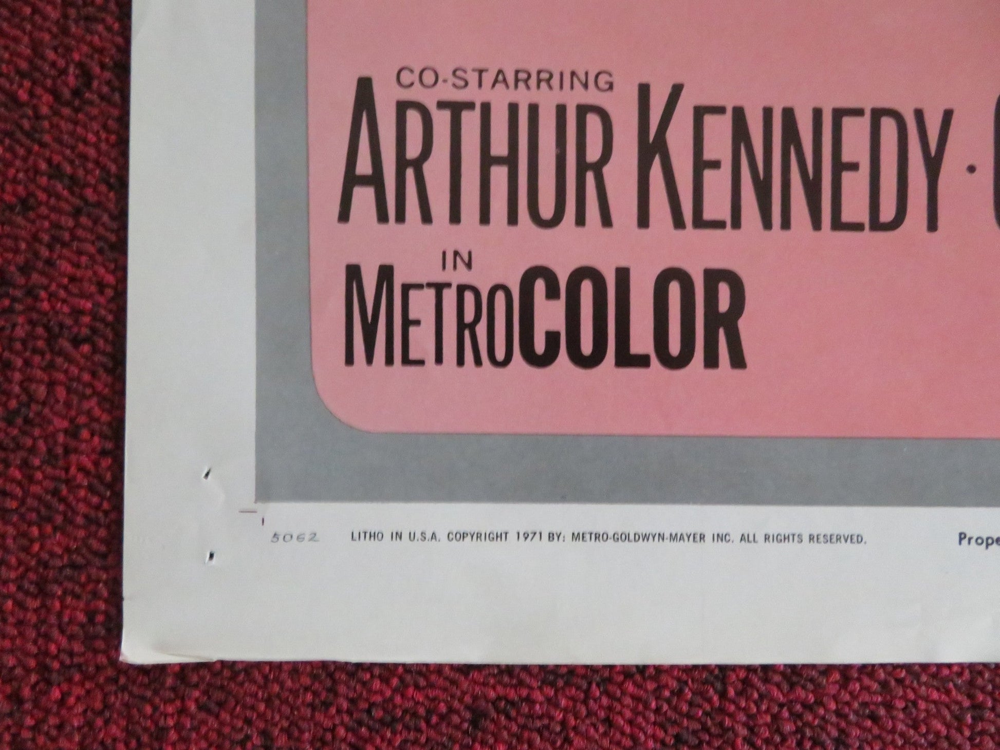 JOY IN THE MORNING - B FOLDED US ONE SHEET POSTER RICHARD CHAMBERLAIN 1965 Rendezvous Cinema Movie posters