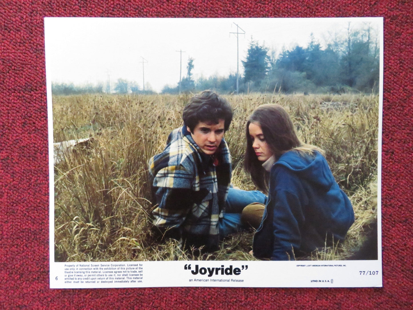 JOYRIDE - 6 LOBBY CARD DESI ARNAZ JR. ROBERT CARRADINE 1977 Rendezvous Cinema Movie posters
