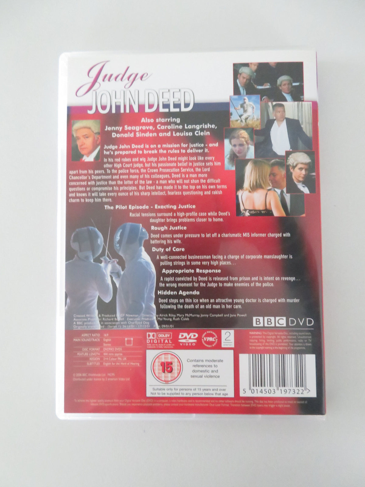 Judge John Deed: The Pilot Episode and Series One (DVD) M. Shaw 2001 Region 2, 4 Movie posters